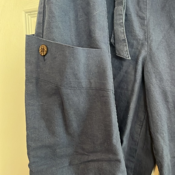 Free the people blew side pocket, wide, leg pants - Picture 3 of 7